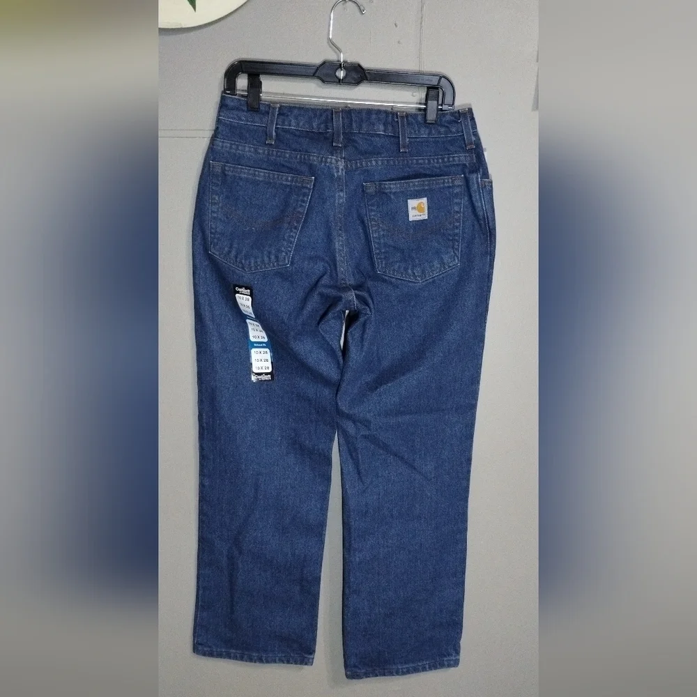 Carhartt Women's Relaxed Blue Jeans Size (10X28)